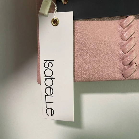 Isabelle Vegan Leather Pink Shoulder Bag - Picture 3 of 9